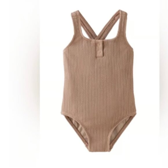 Zara Other - Zara Girls Snap Rustic One Piece Swimsuit 11-12